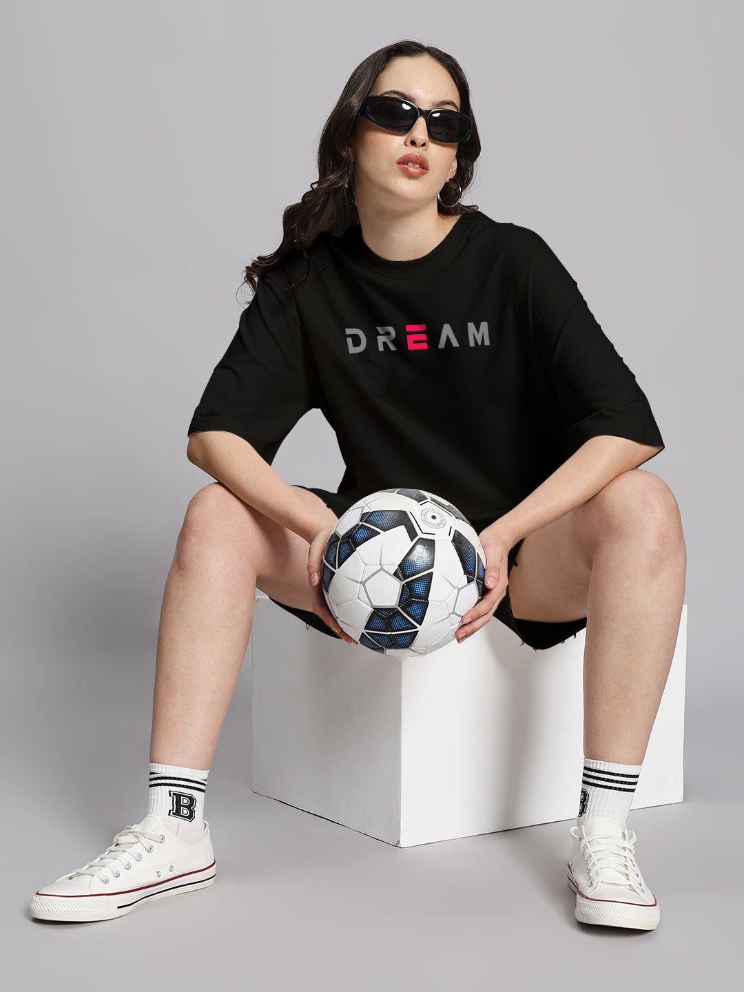 WOMEN'S FANCY DREAM CO-ORD SET (BLACK)