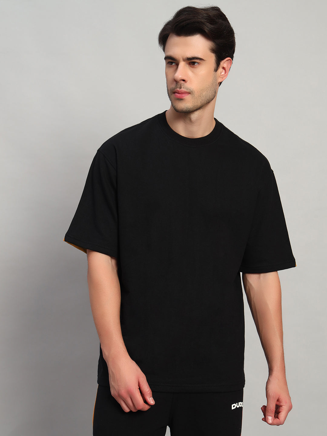 Titan Over-Sized T-Shirt (Black-Orange)