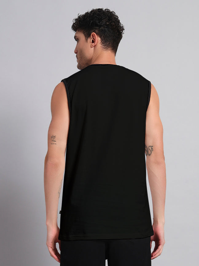SKULL ROSE REGULAR FIT T-SHIRT (BLACK)
