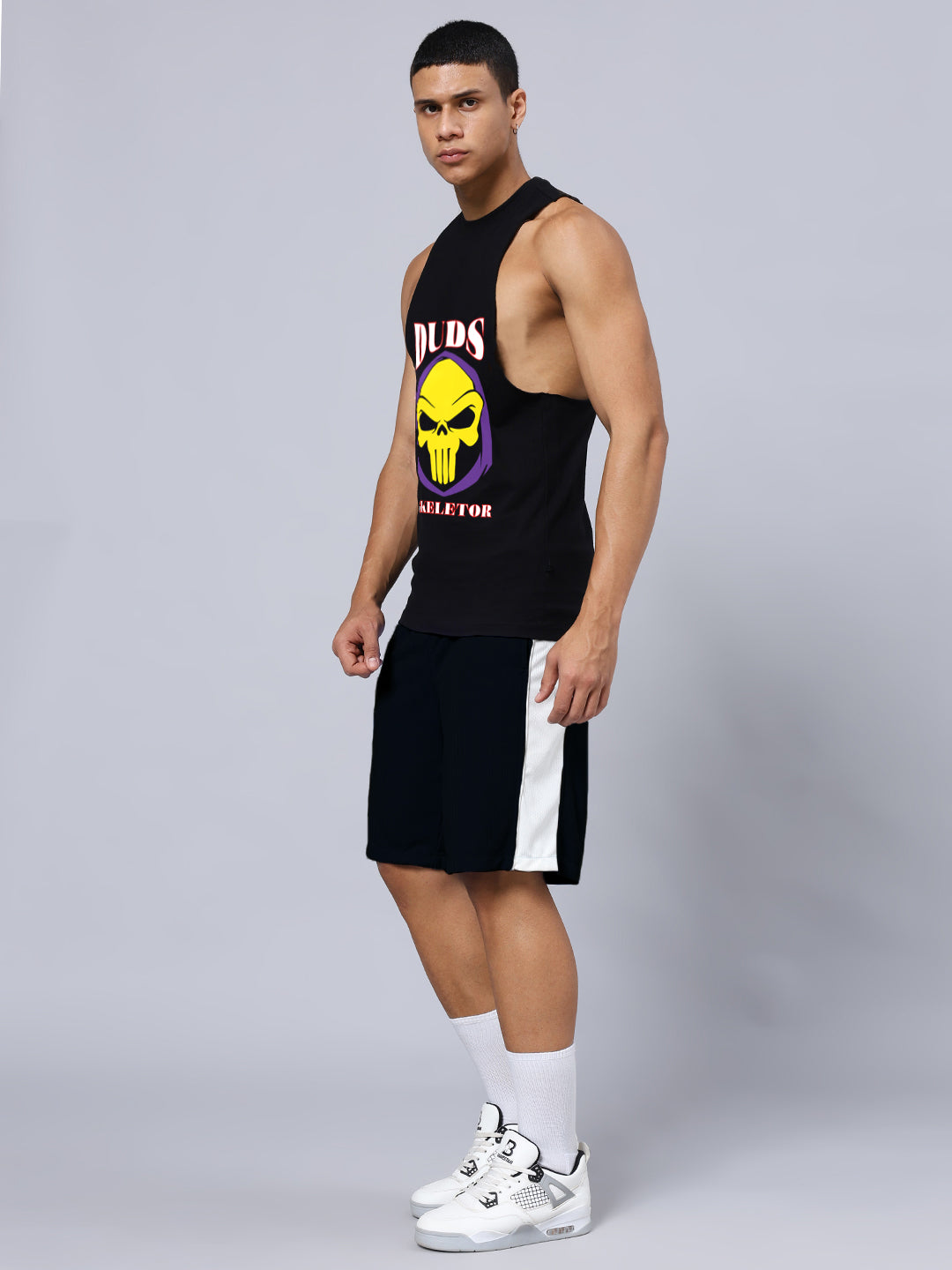 SKELETOR GYM CO-ORD SET (BLACK)