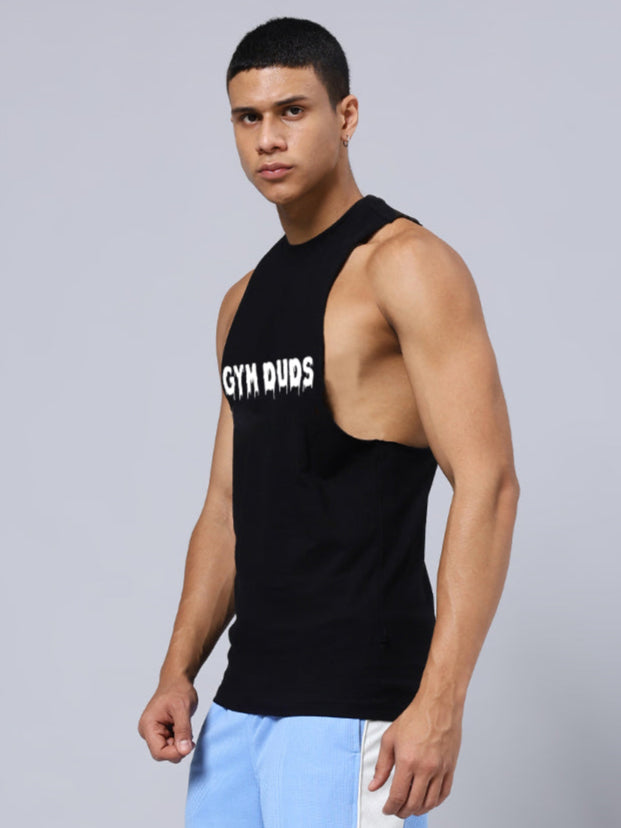 CRUNCH GYM T-SHIRT (BLACK)