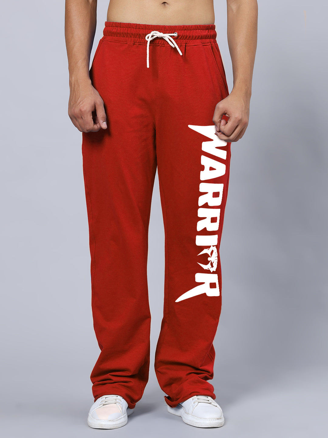 WARRIOR PRINTED JOGGER (RED)