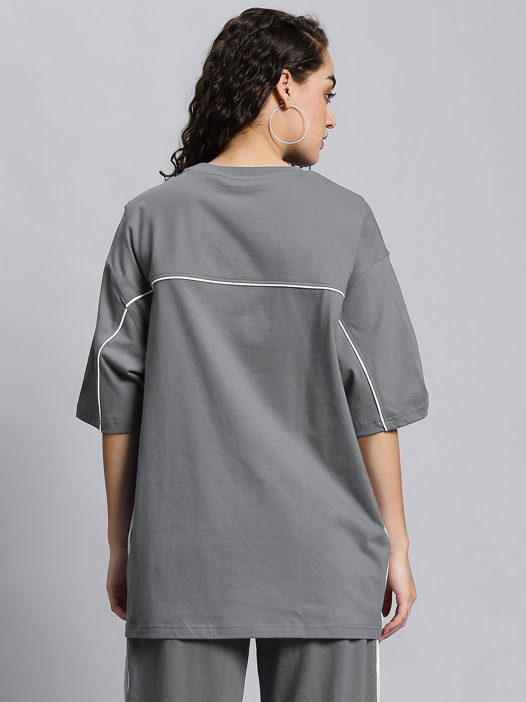 WOMEN'S INDY OVER-SIZED CLASSIC T-SHIRT (GREY)