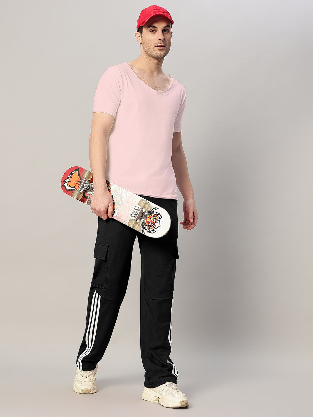 Ricky Regular Fit T-Shirt (Baby Pink)