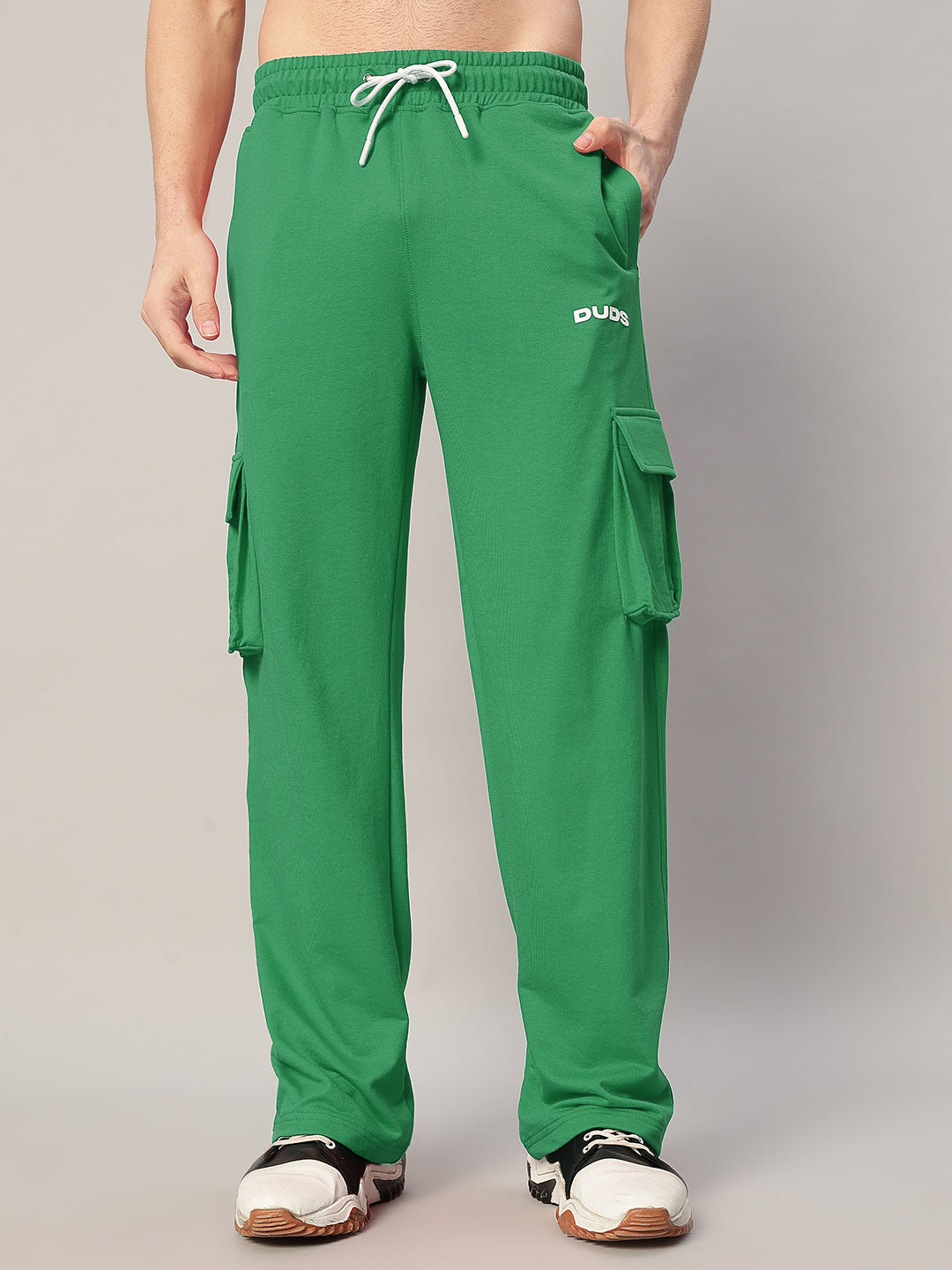 JESS 5 POCKET RELAXED FIT JOGGERS (GREEN)