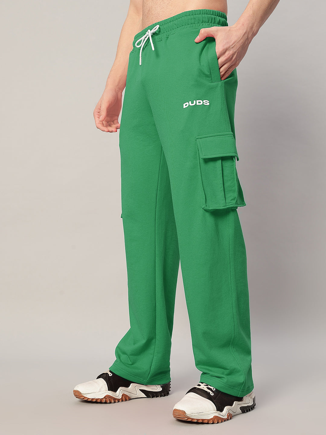 JESS 5 POCKET RELAXED FIT JOGGERS (GREEN)