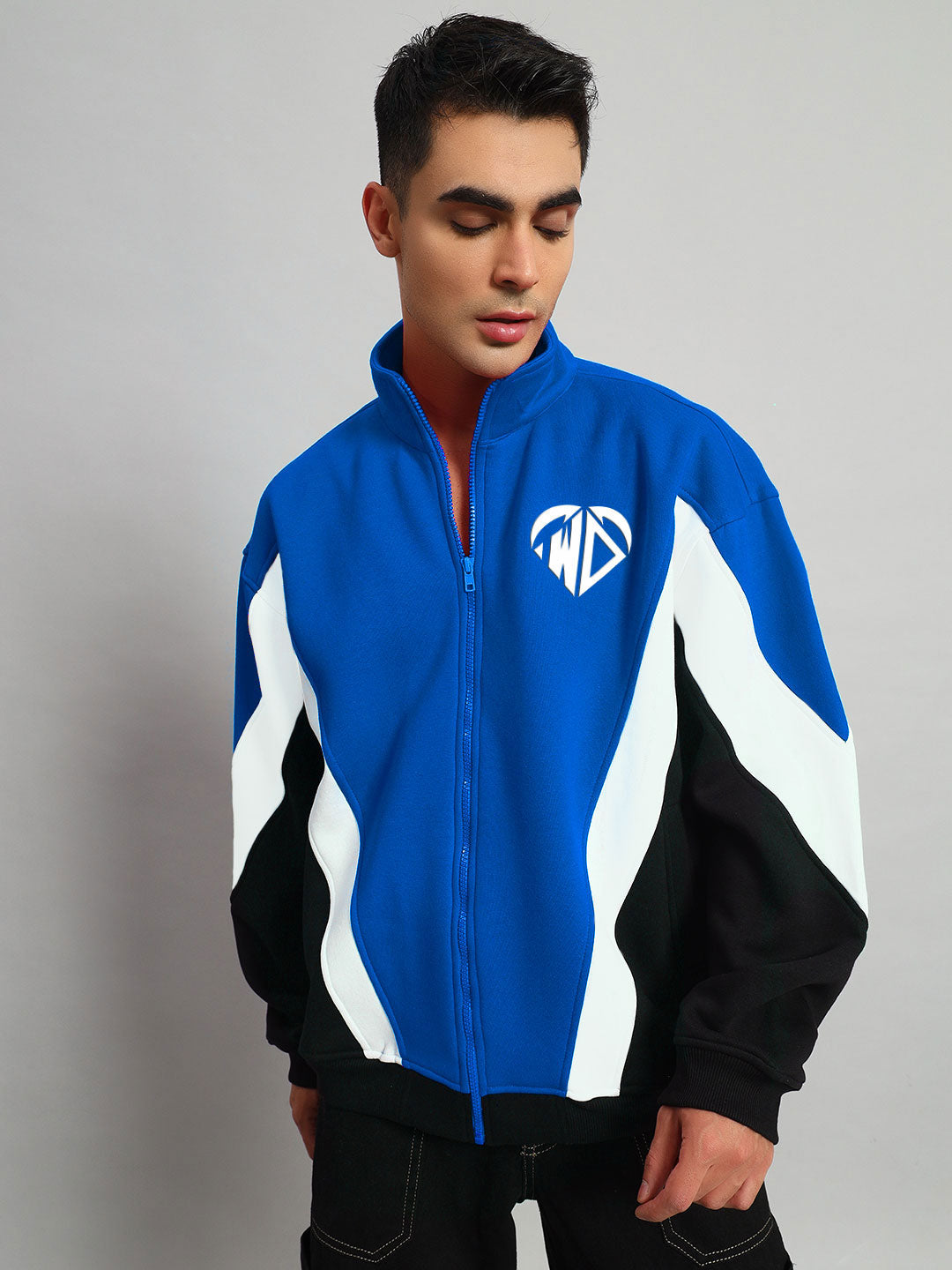 WD ALFA COLORBLOCK JACKET (BLUE)