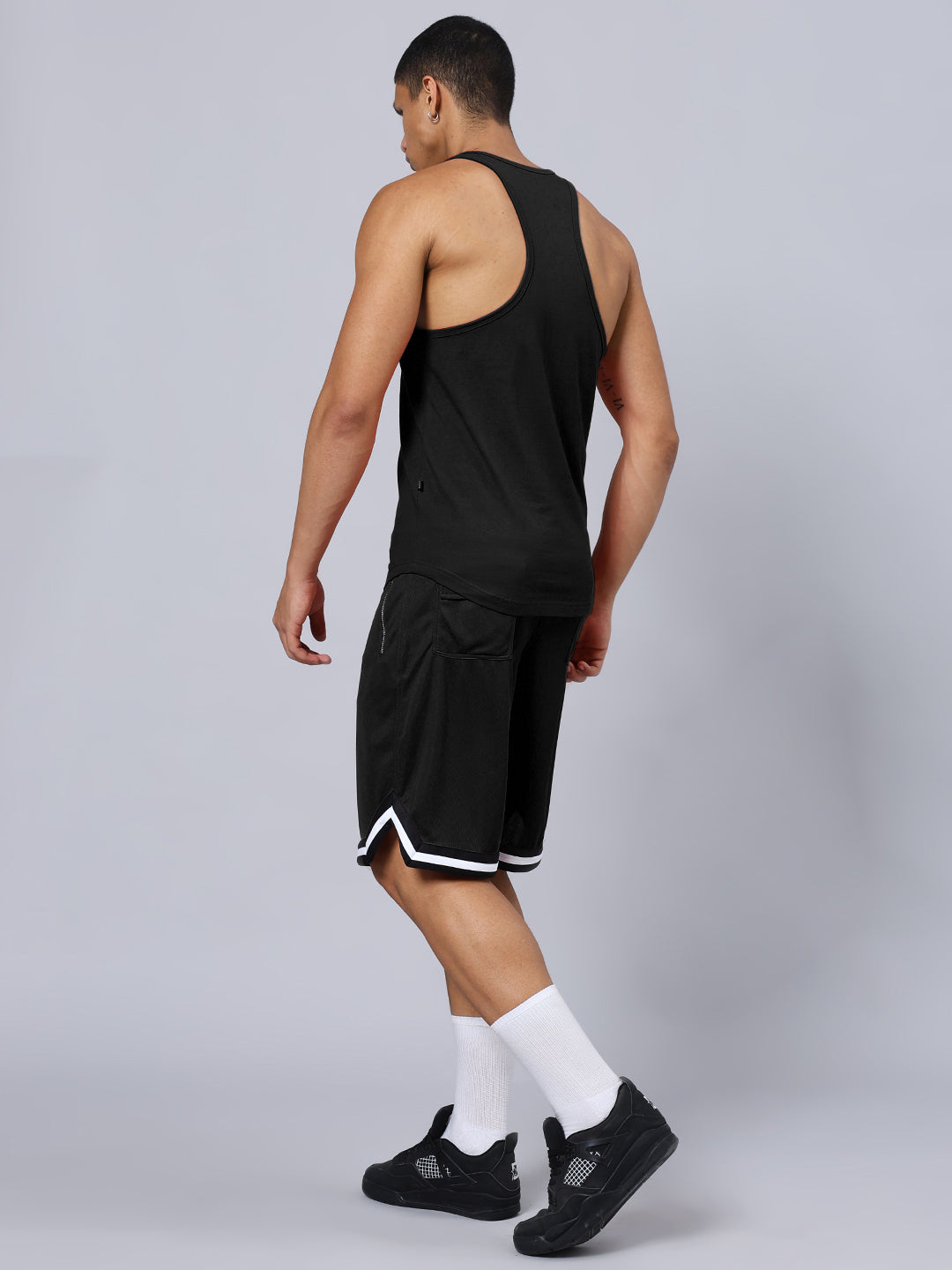 ACTIVE CROSS FIT GYM CO-ORD SET (BLACK)