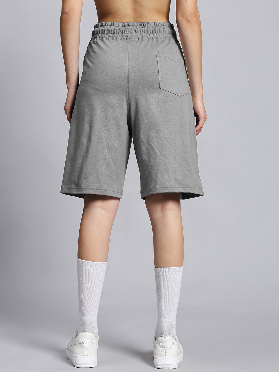 WOMEN'S OUTLOOK REGULAR FIT SHORTS (GREY)