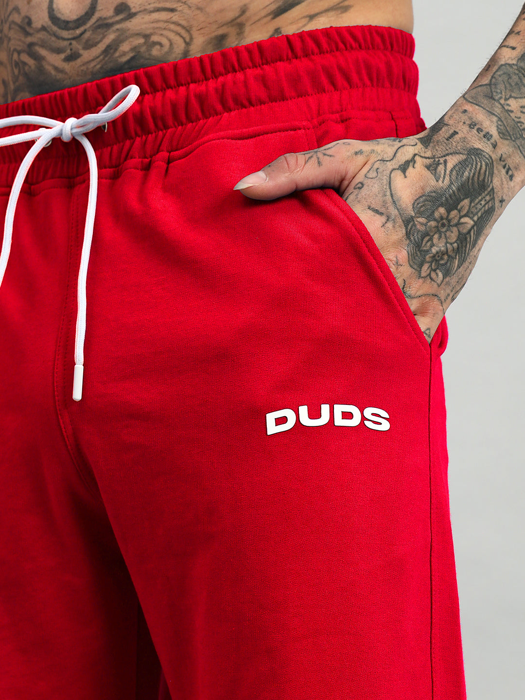 HERSHEY SIDE SLIT JOGGERS (RED)