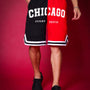 Chicago Regular Fit Shorts (Red-Black)
