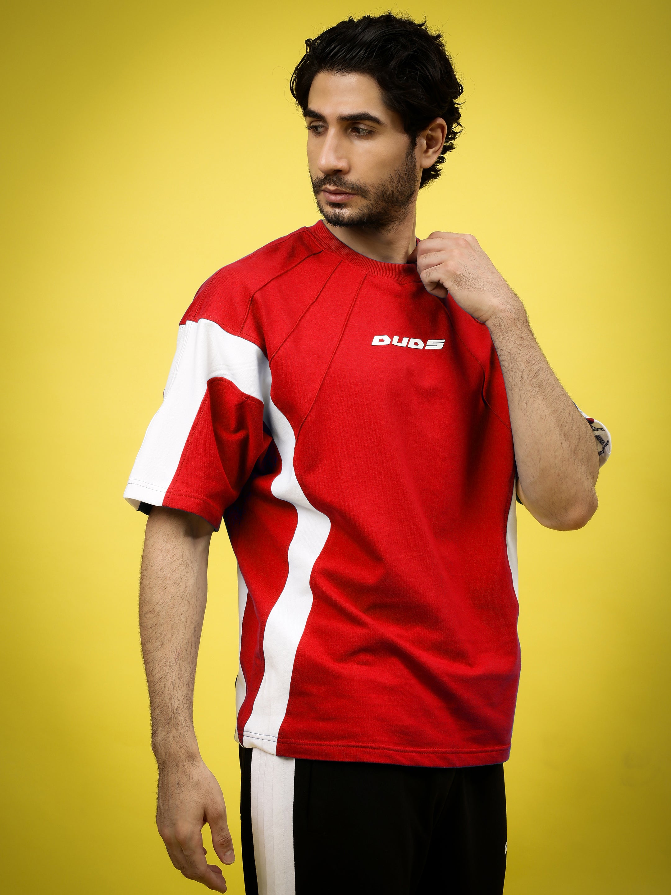 Wild Force Over-Sized T-Shirt (Red-White)