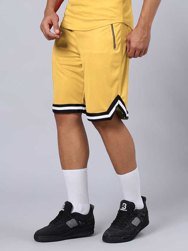 CHRONIC REGULAR FIT SHORTS (YELLOW)