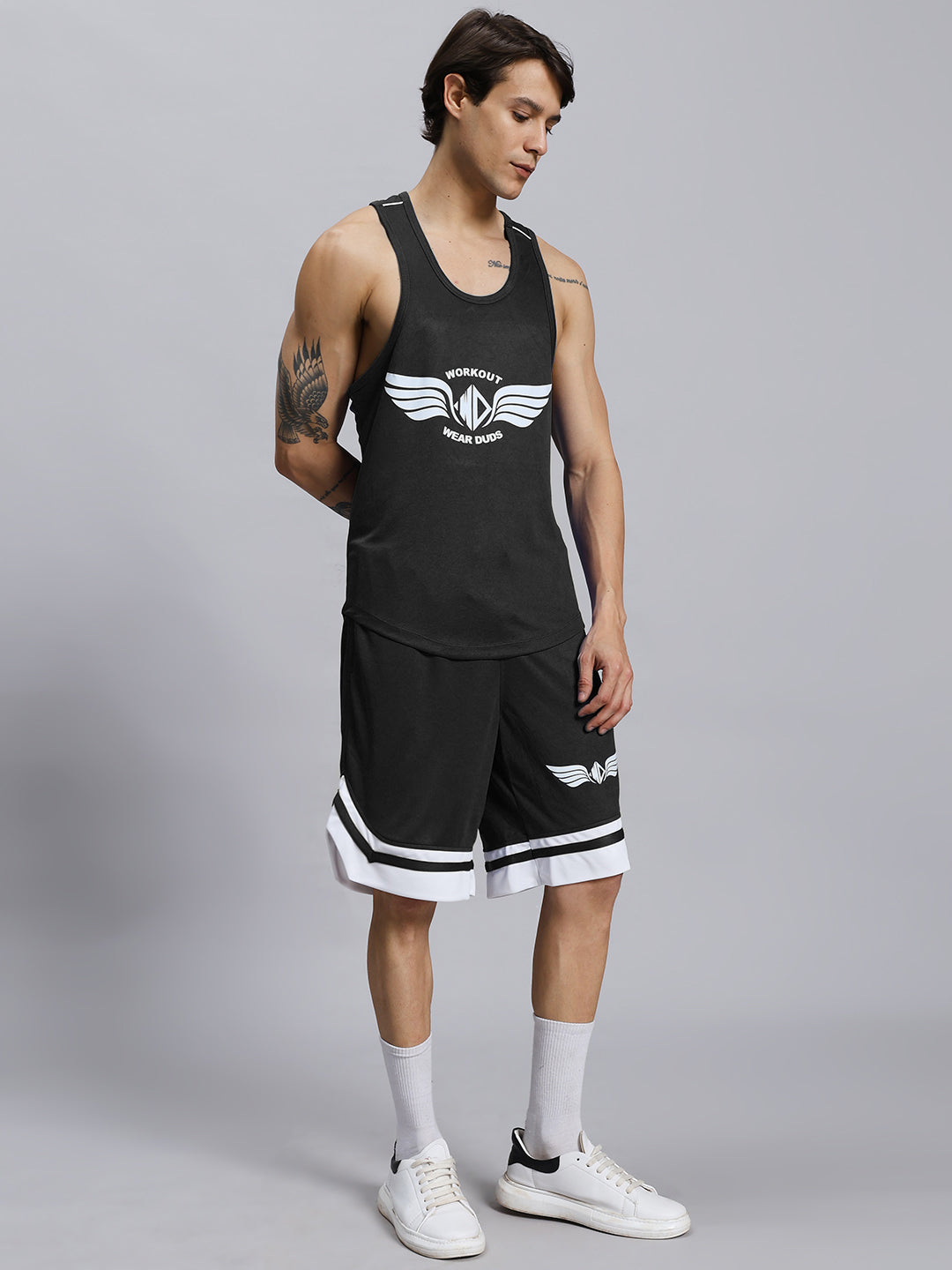 WD WINGS GYM CO-ORD SET (BLACK)
