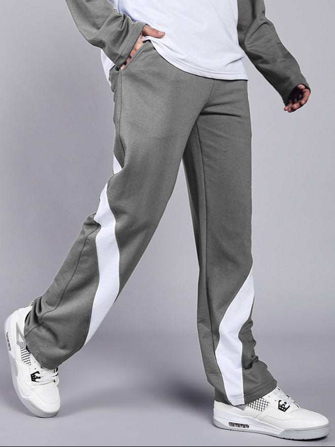 CELESTINE COOL RELAXED FIT JOGGER (GREY WHITE)