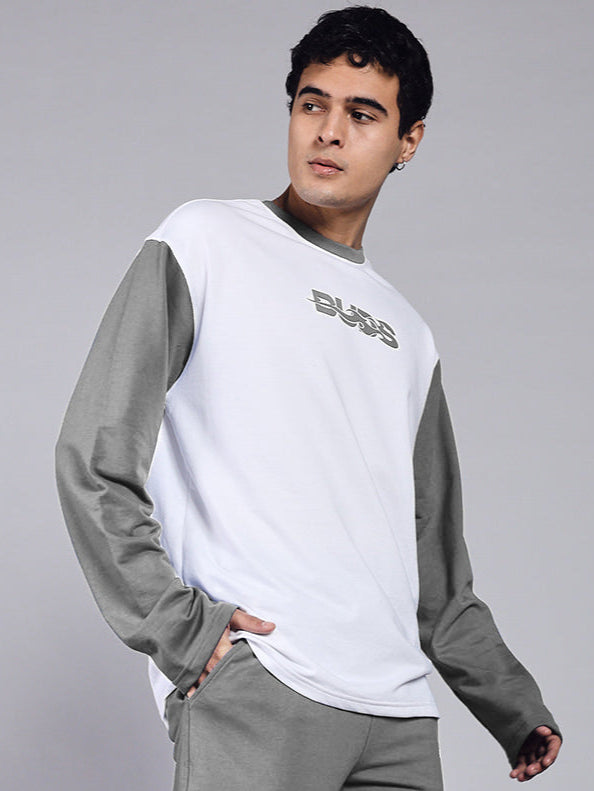 CELESTINE COOL SWEATSHIRT (WHITE GREY)