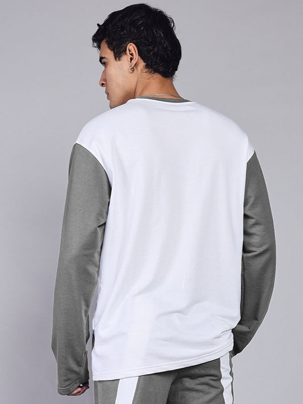 CELESTINE COOL SWEATSHIRT (WHITE GREY)