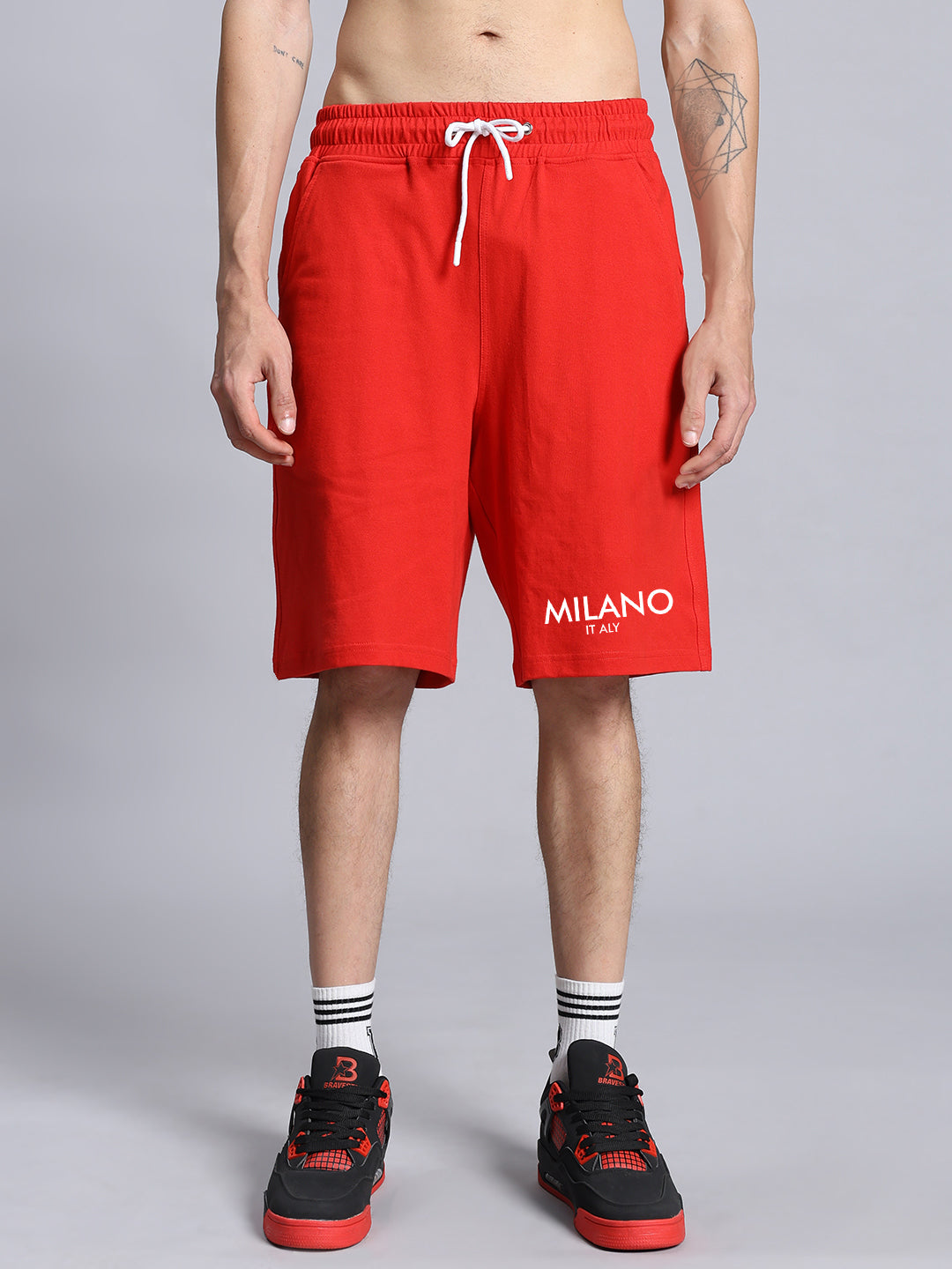 MILANO SUMMER CO-ORD SET (BLACK RED)