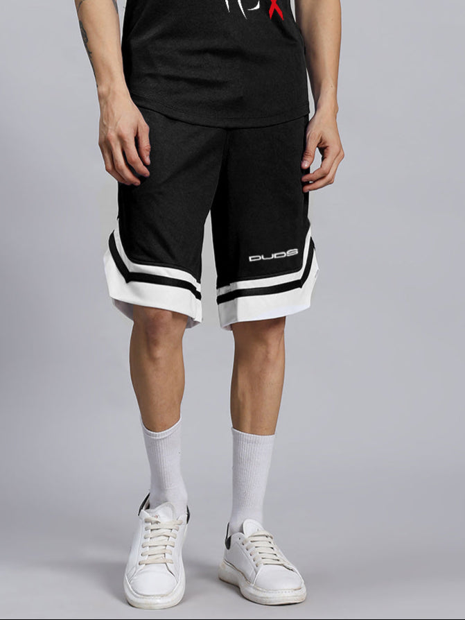 FLEX REGULAR FIT SHORTS (BLACK)