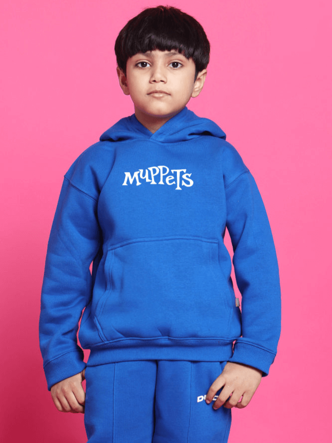 MUPPETS OVERSIZED HOODIE FOR BOYS & GIRLS (R BLUE)