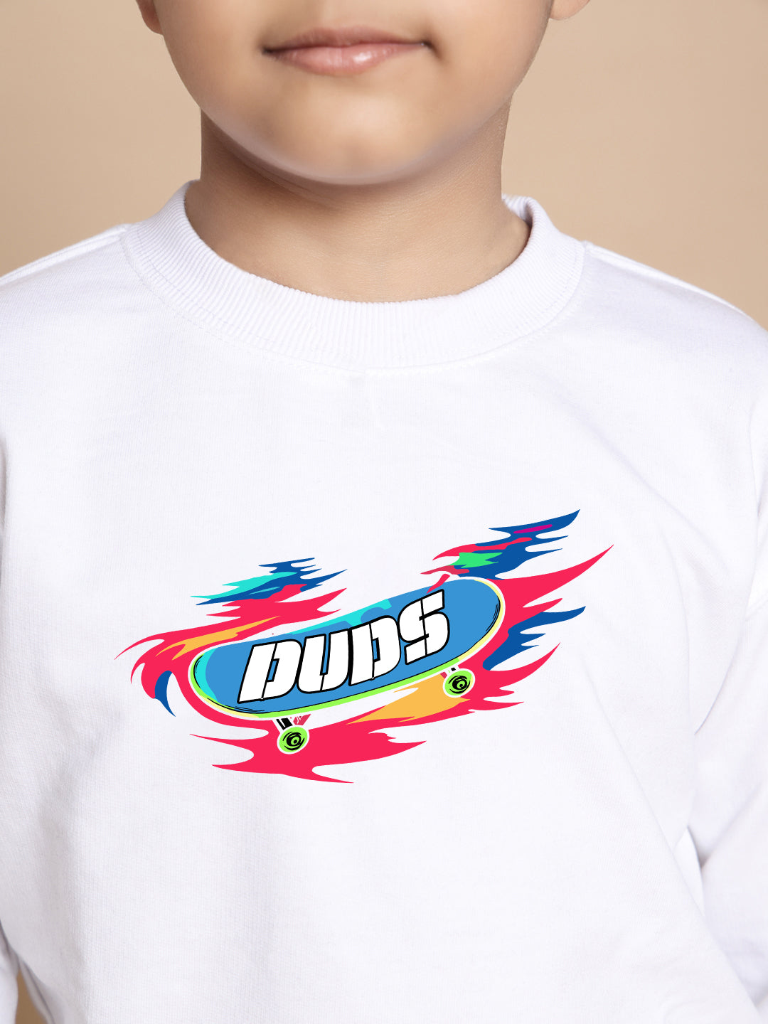 ALIEN OVERSIZED SWEATSHIRT BOYS & GIRLS (WHITE)