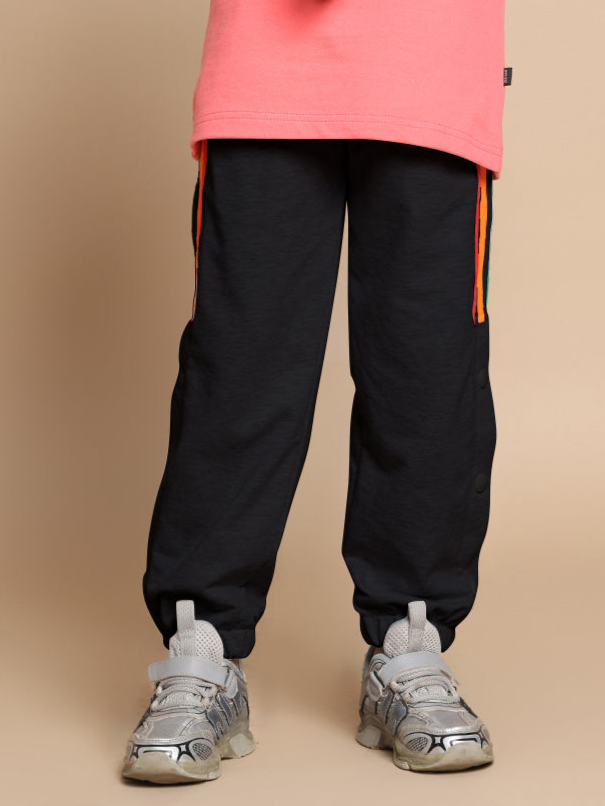 DUDS PRISM COLORFUL STRIPE JOGGER FOR BOYS & GIRL (BLACK)