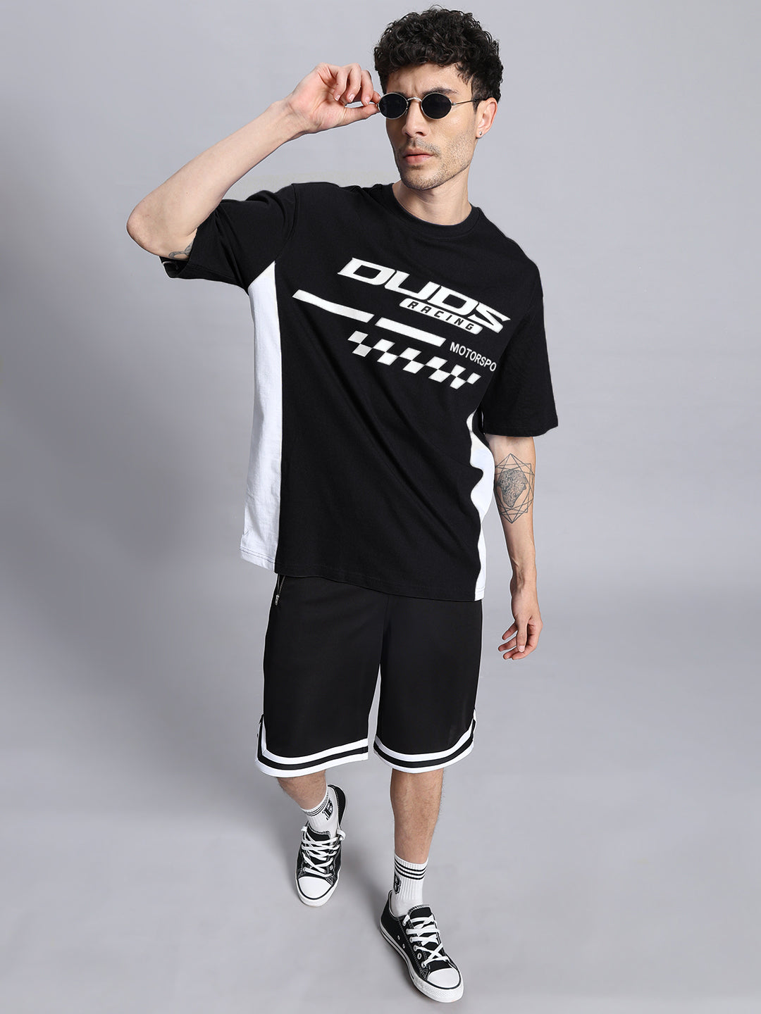 INDY OVER-SIZED CLASSIC T-SHIRT (BLACK)
