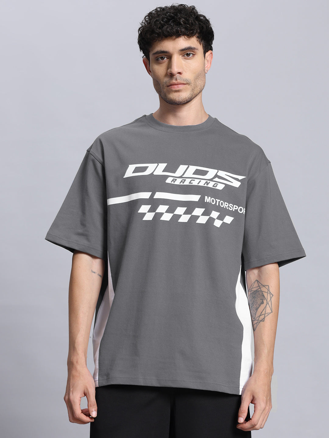 INDY OVER-SIZED CLASSIC T-SHIRT (GREY)