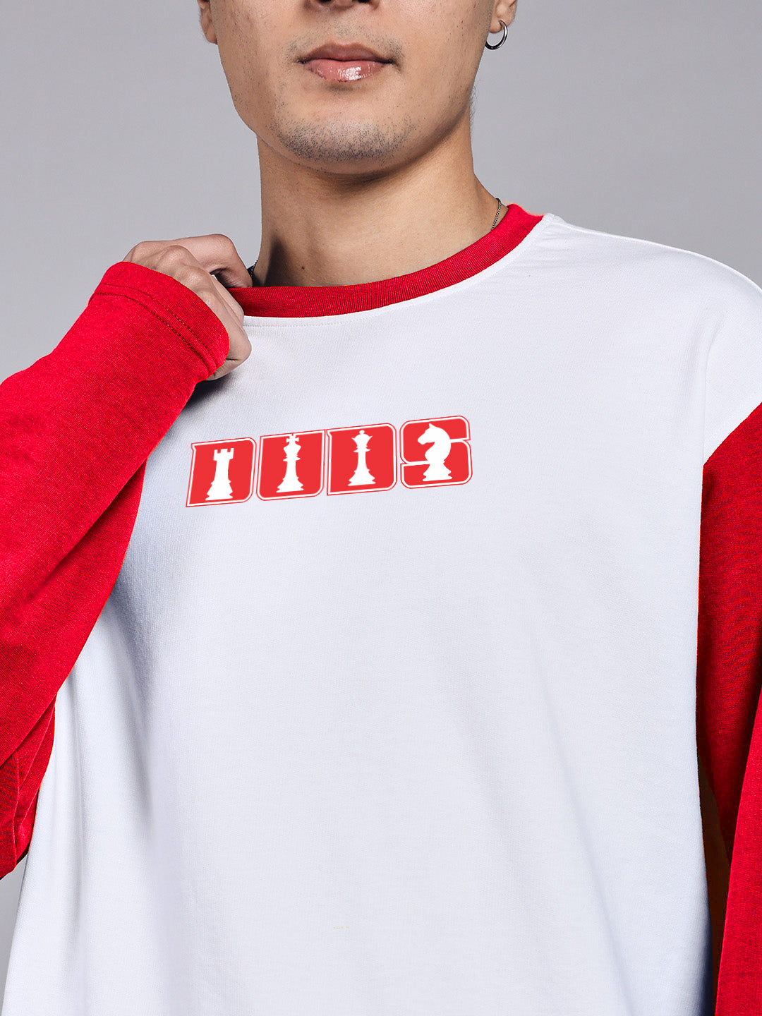 BALMY SWEATSHIRT (WHITE RED)