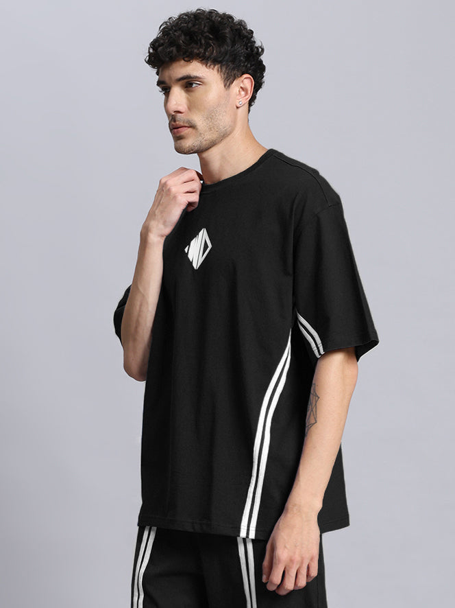 OUTLOOK OVER-SIZED T-SHIRT (BLACK)