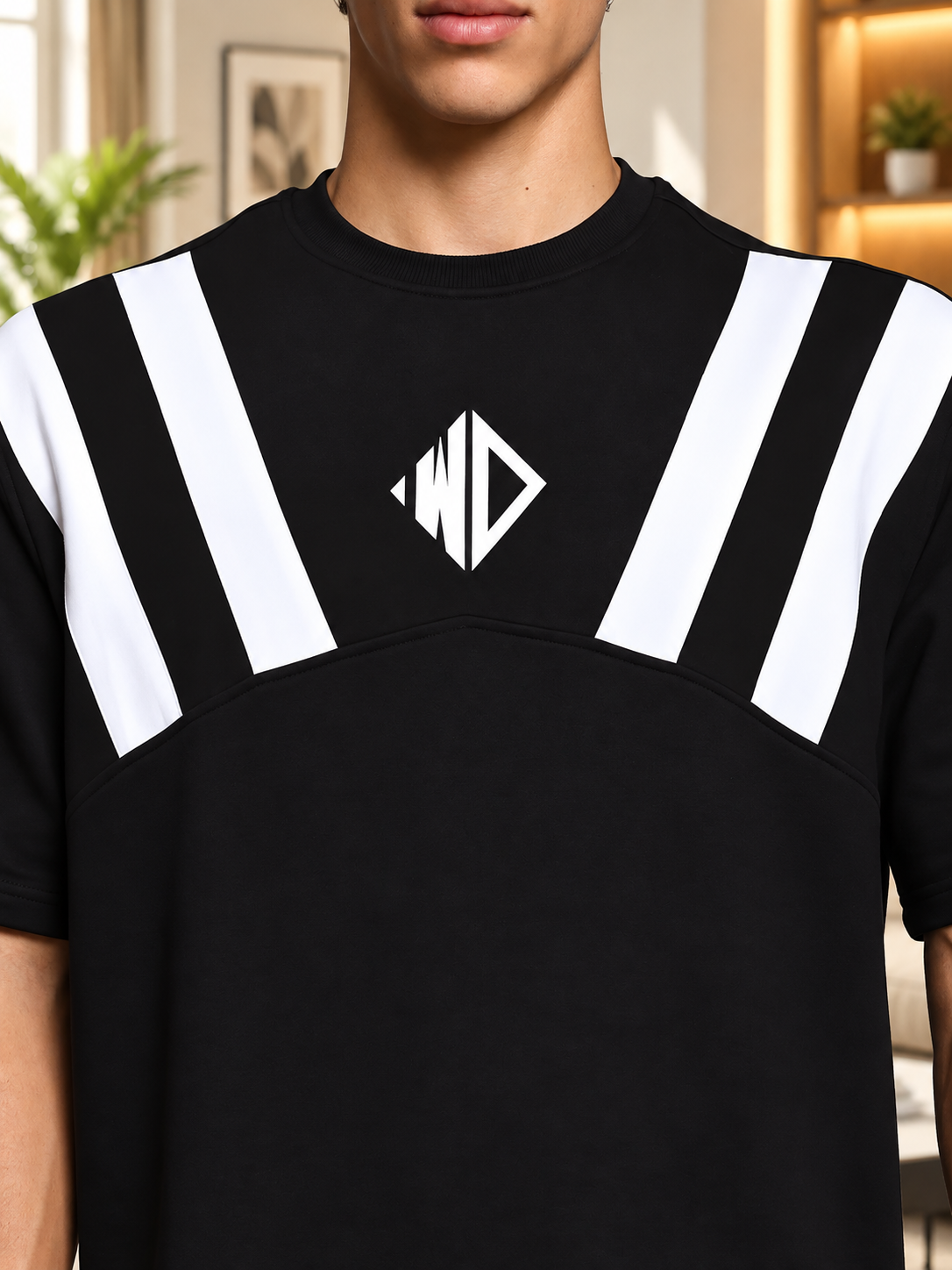 ALLONZO OVER-SIZED T-SHIRT BLACK