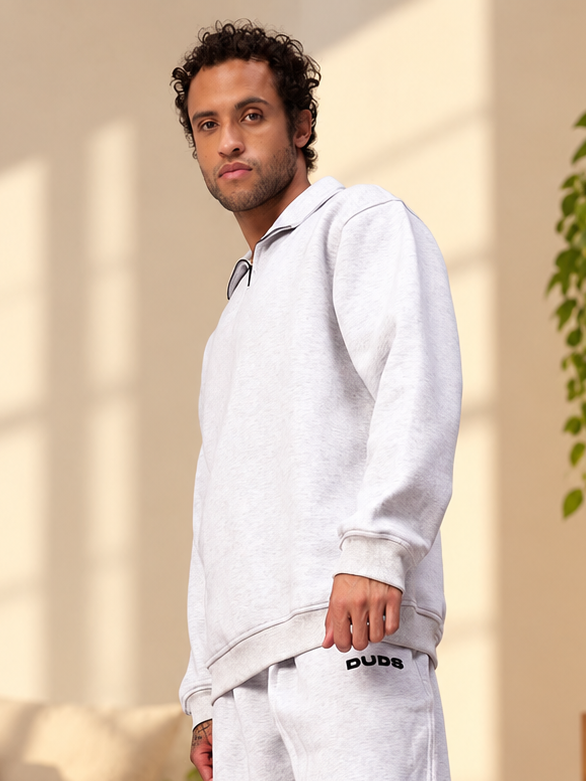 BONAFIDE SWEATSHIRT MELANGE GREY - Wearduds, view 2