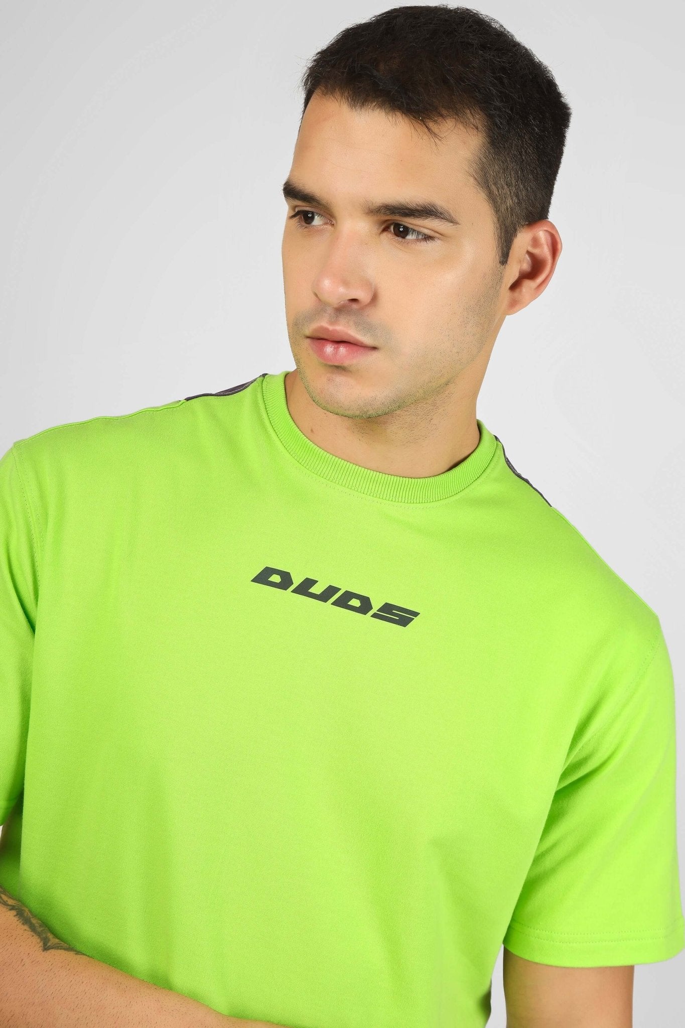 DUDS DELIGHT OVER - SIZED T - SHIRT NEON GREEN - T-shirt
