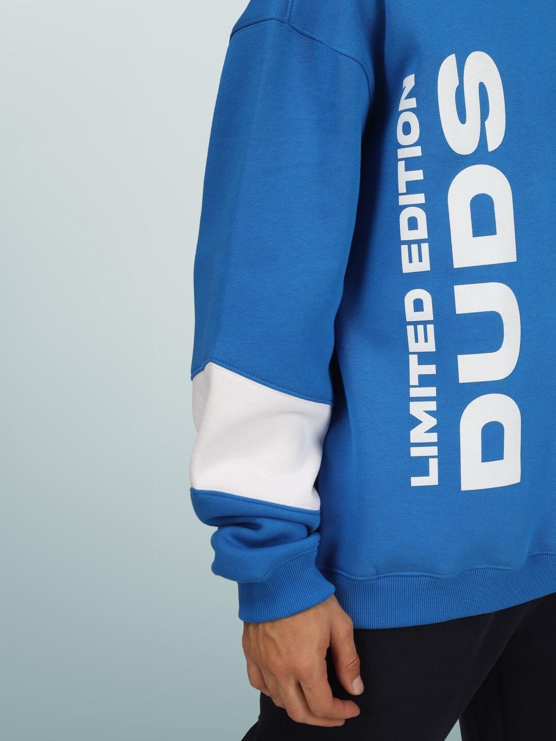 DUDS Limited Edition Oversize Hoodie (Royal Blue) - Wearduds