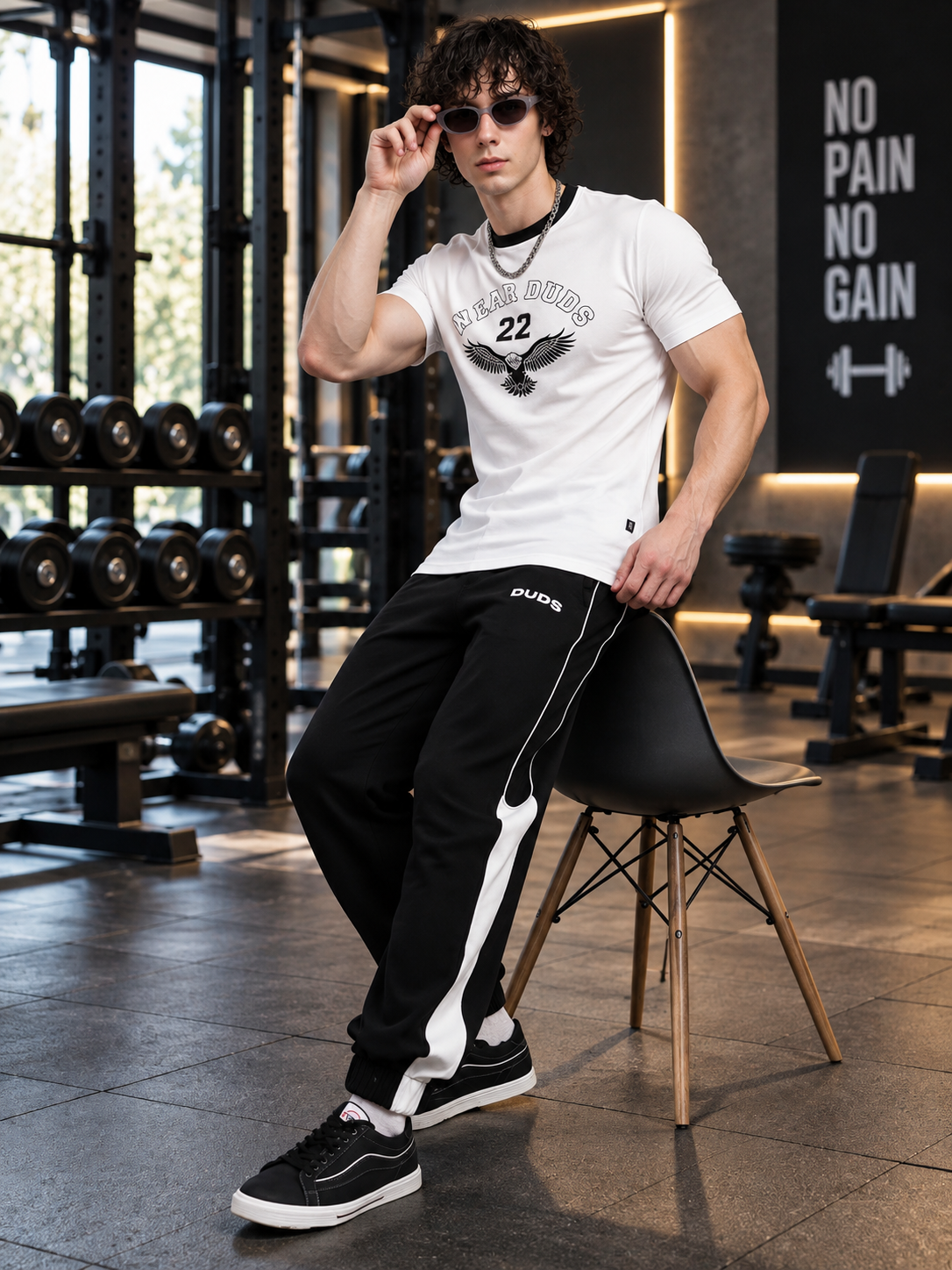 EAGLE WINGS REGULAR FIT T-SHIRT WHITE