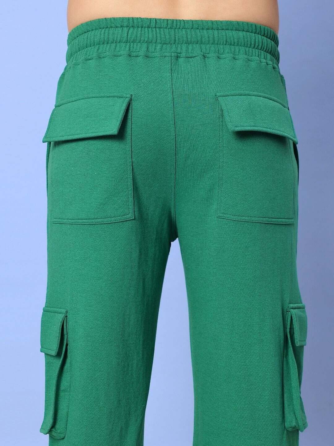 Green shorts from EASTON COTTON CO-ORD SET GREEN-WHITE with pocket details for kids