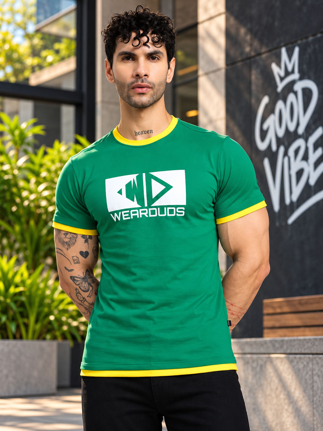ELMER REGULAR FIT T-SHIRT GREEN