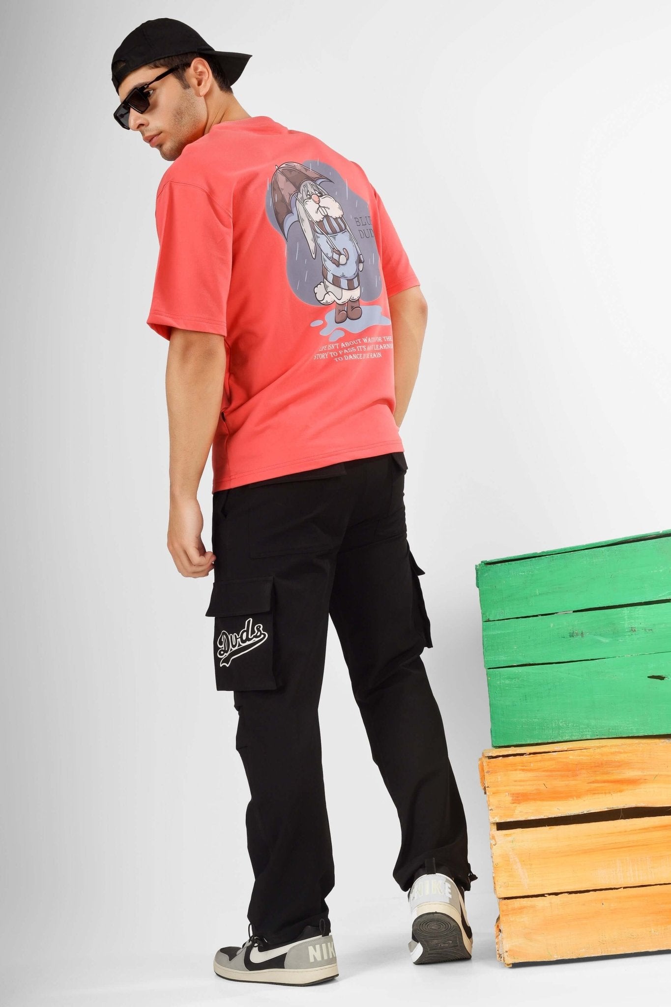 MYRIAD RELAXED FIT CARGO PANTS DARK GREY - CARGO