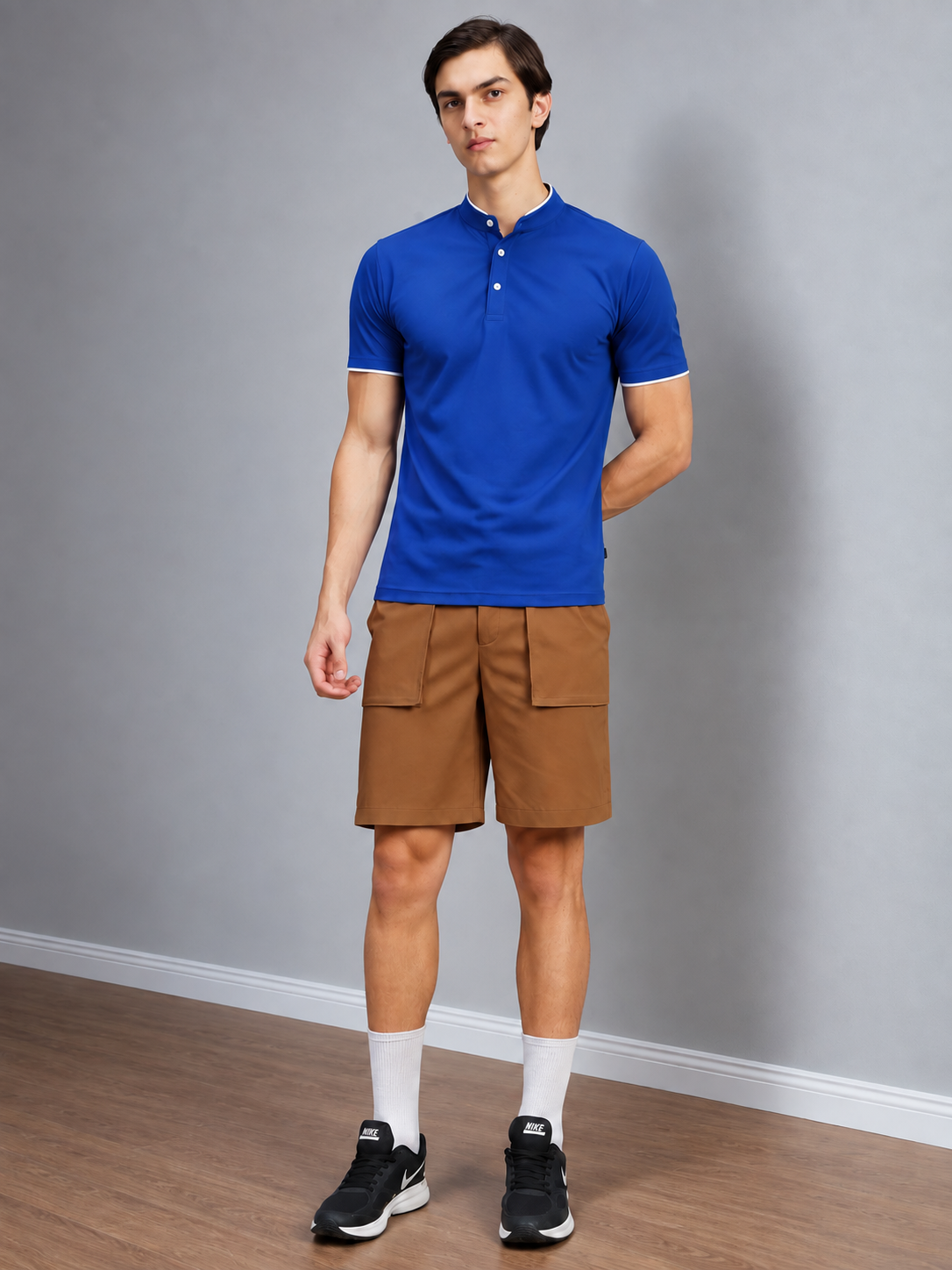 BERMUDA OVERSIZED POCKET SHORTS BROWN