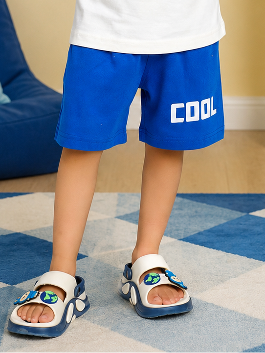 SUPER SQUAD COOL SHORTS FOR BOYS GIRLS BLUE