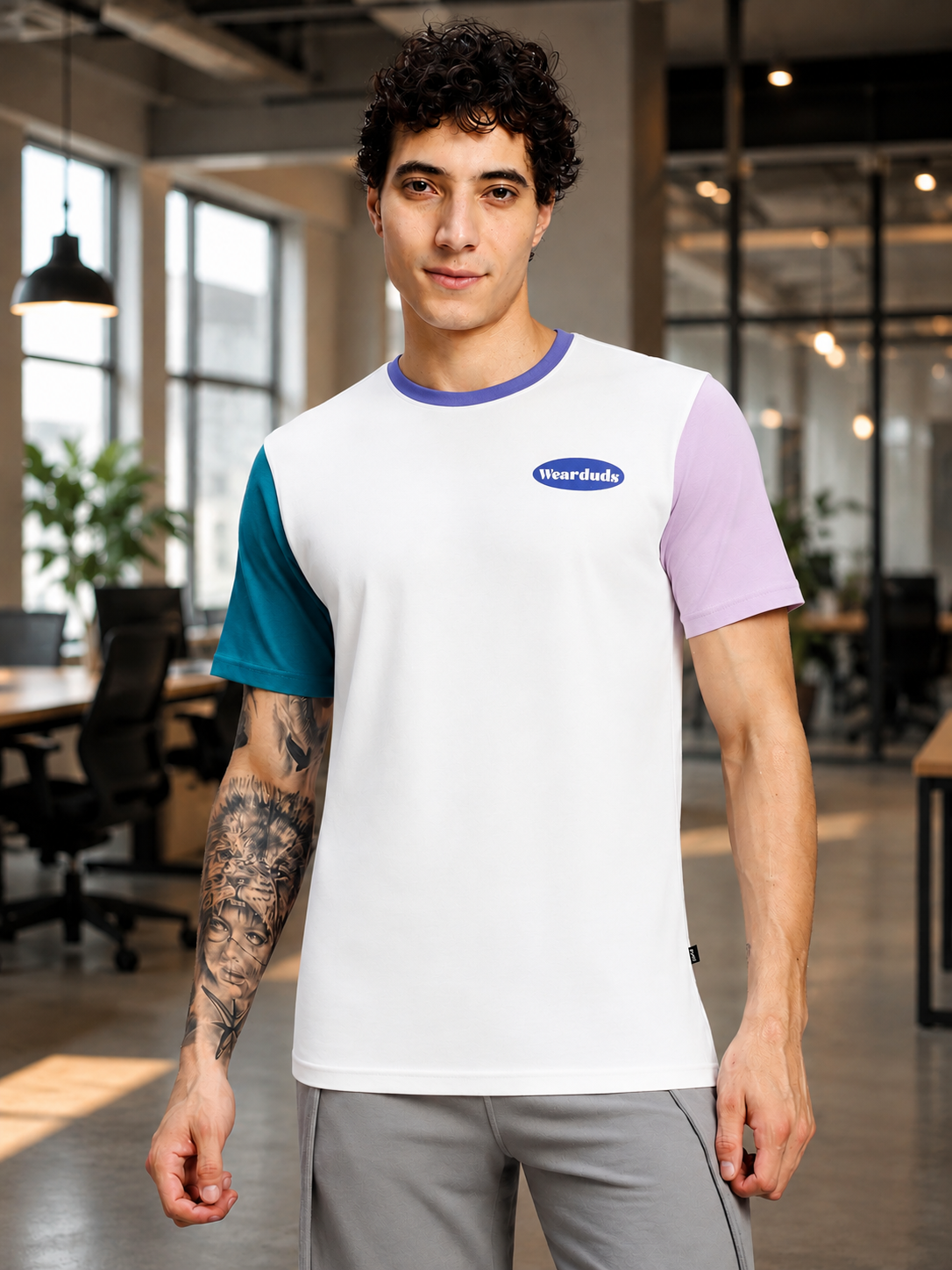 CHILL T-SHIRT WHITE MULTI