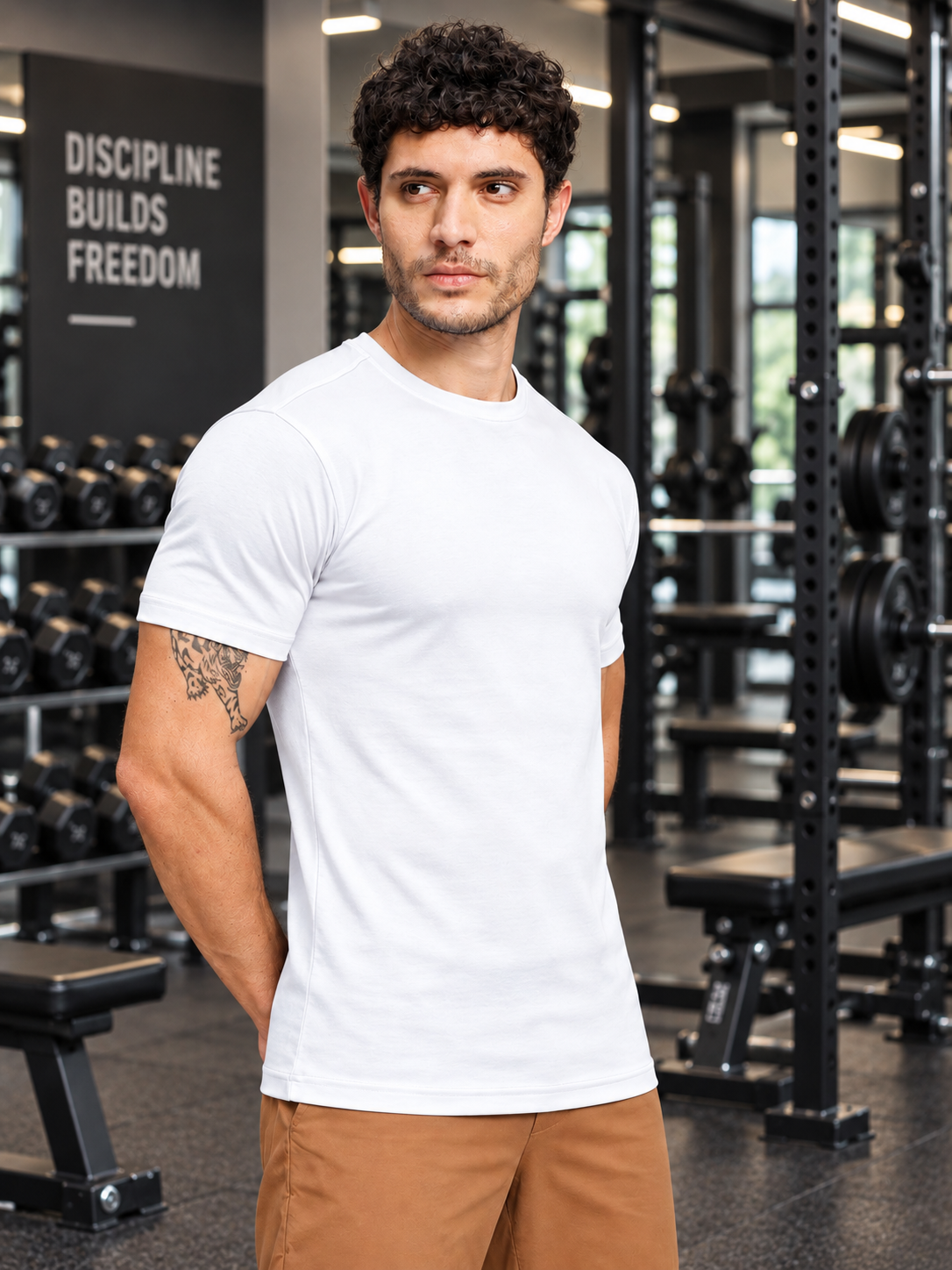CLASSIC SLIM FIT T-SHIRT WHITE