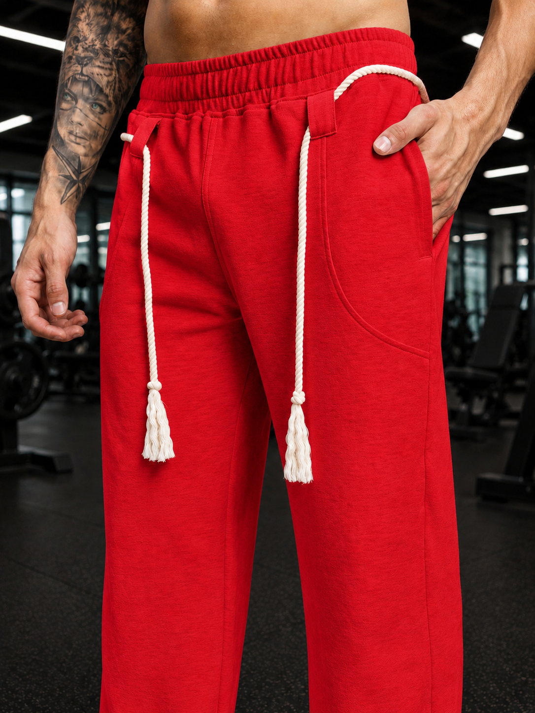 BAGGY DRIFT LIGHT JOGGER RED