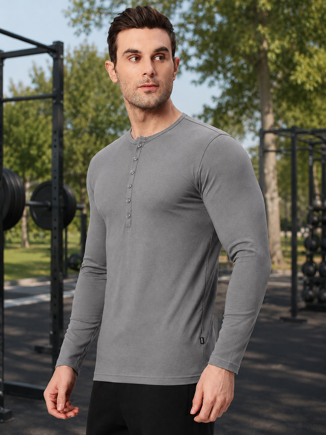 HENNY SLIM FIT SWEATSHIRT GREY