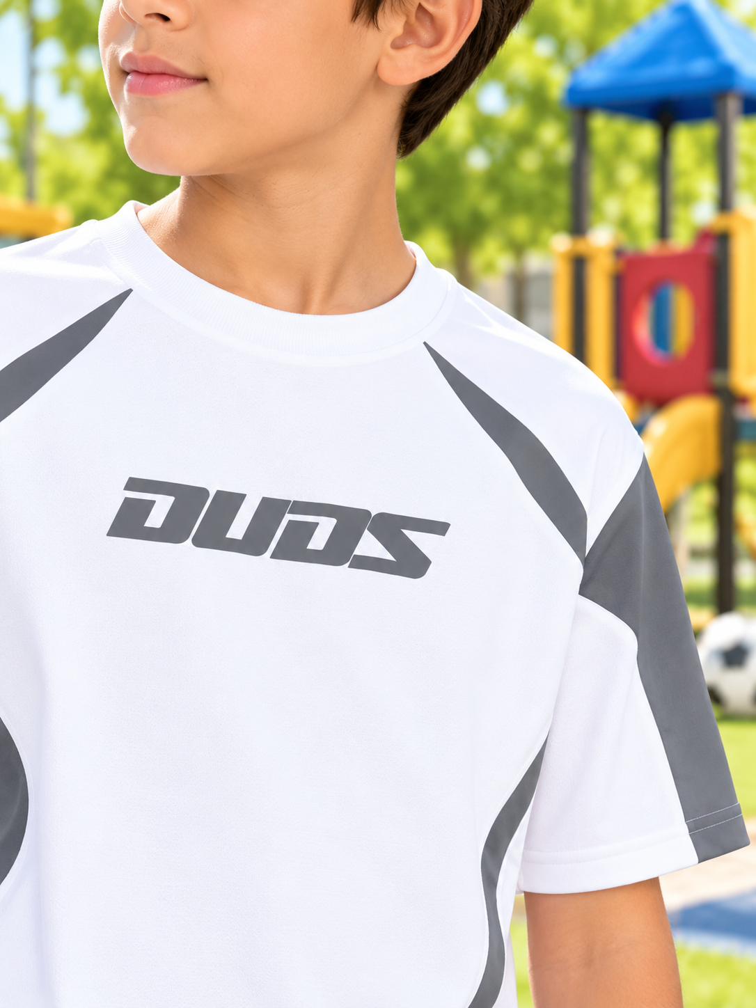 CANDOR OVER-SIZED T-SHIRT FOR BOYS GIRLS WHITE GREY