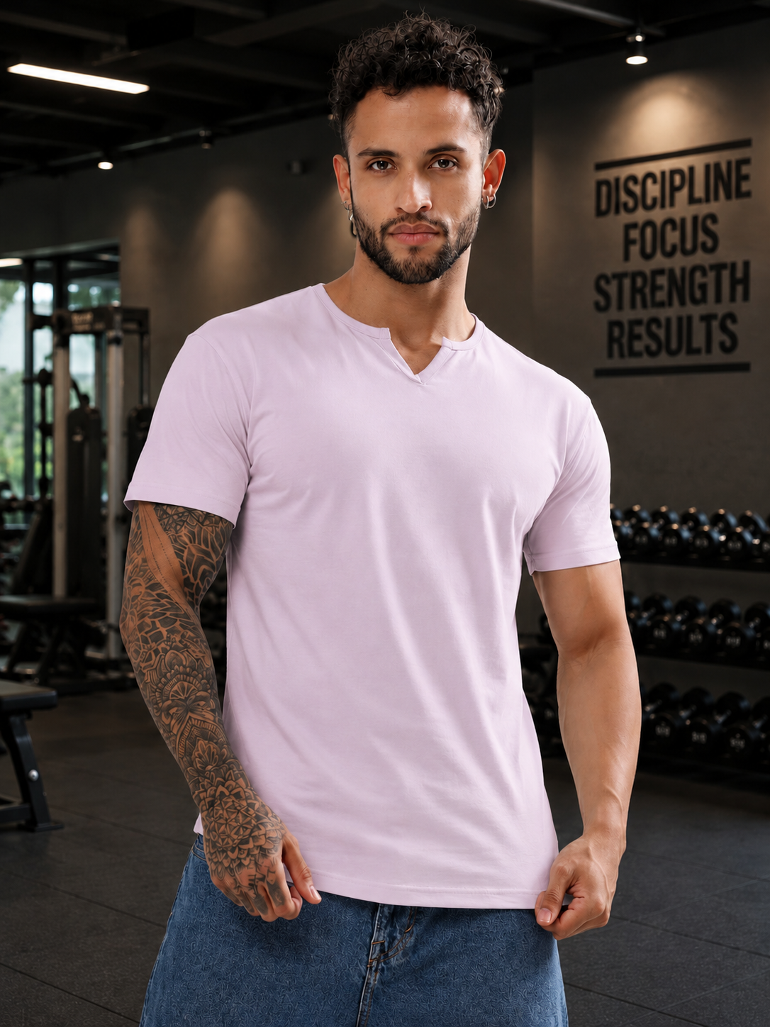 VIKING REGULAR FIT T-SHIRT LILAC