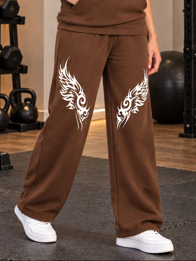WOMEN TRIBAL CASUAL JOGGERS BROWN
