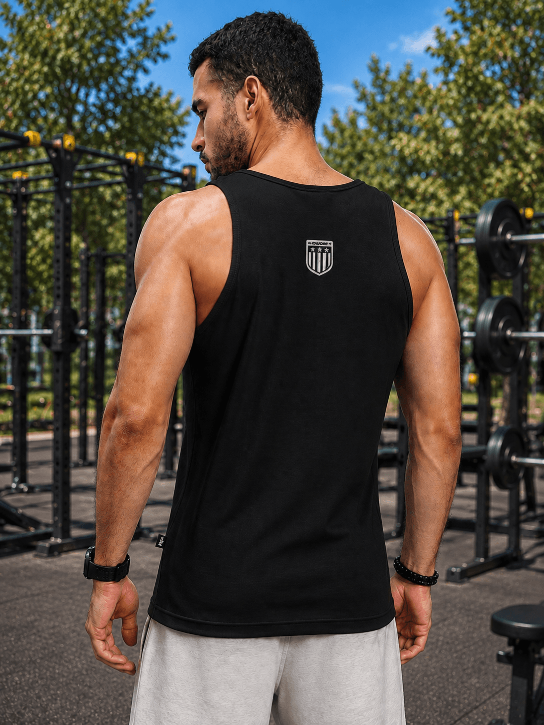 WEARDUDS Shop EASY WEAR VEST GYM T-SHIRT BLACK for a sleek sporty look, perfect for workouts, gym sessions, casual outings, and everyday styling.