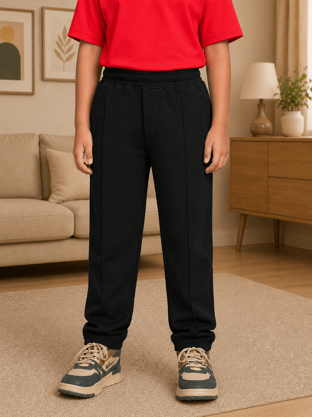 COMIC STREET JOGGER FOR BOYS GIRLS BLACK