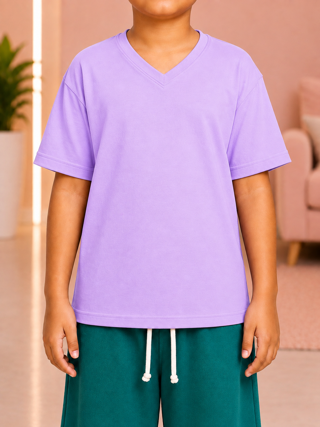 COOLFIT T-SHIRT FOR BOYS GIRLS LAVENDER